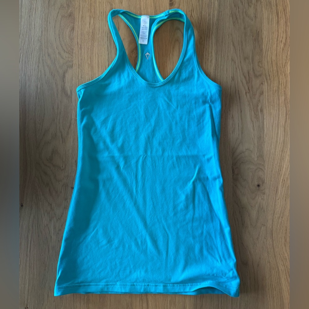 Ivivva Vibrant Blue Racerback Tank Top